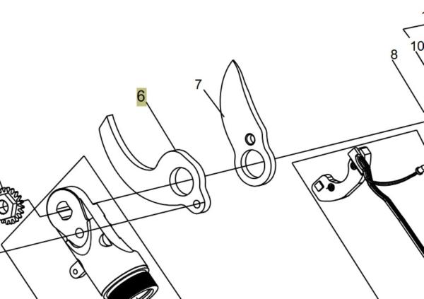 Worx Original Stationary Blade für WG330E